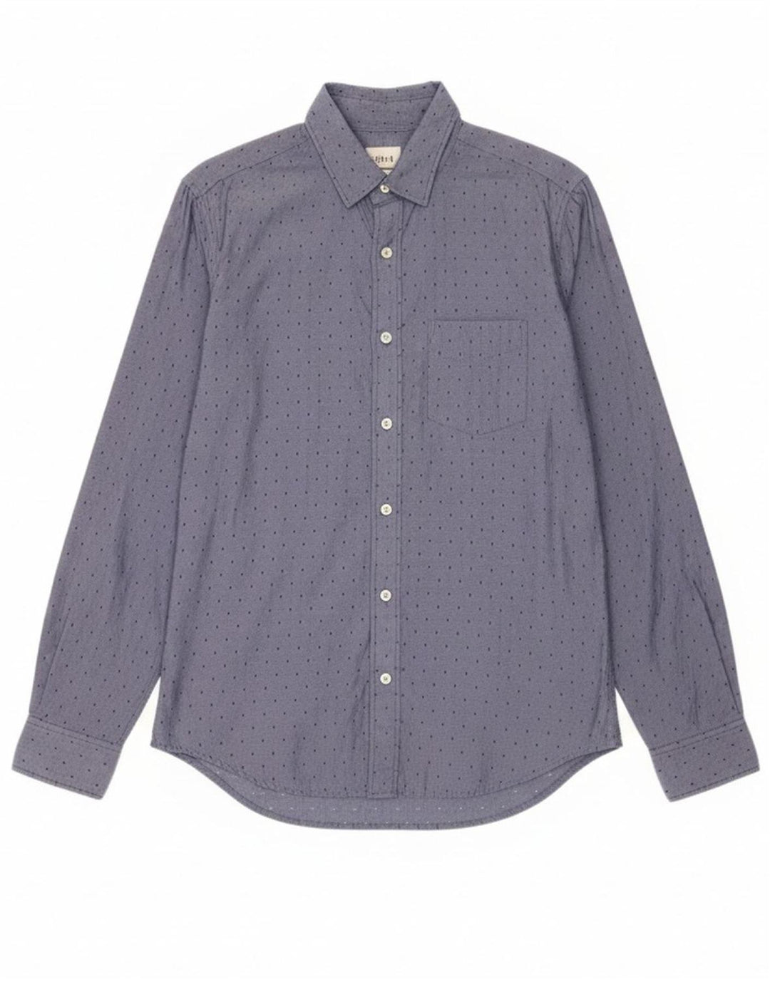 GAP Mens Shirt Medium Blue Spotted Cotton