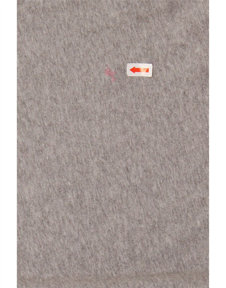 JACK WILLS Pulover cu grafic pentru femei UK 12 Medium Gri Pete