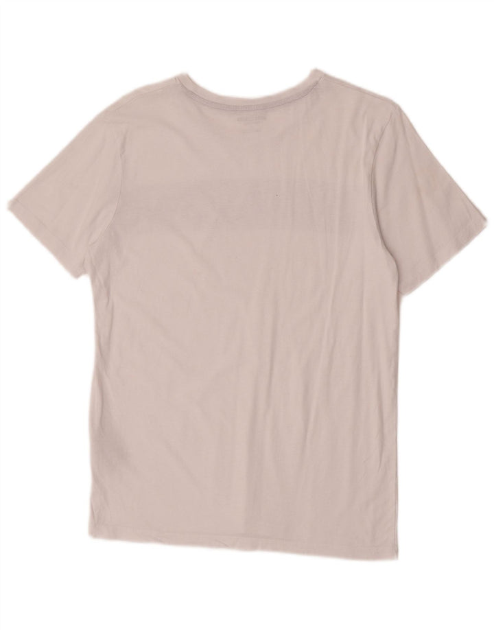 Tricou cu grafic Jack & Jones pentru bărbați Top mediu din bumbac alb