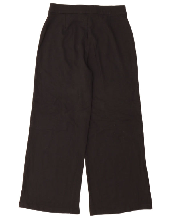Marks & Spencer Pantaloni casual pentru femei cu picioare largi UK 12 Medium W30 L29 Negru