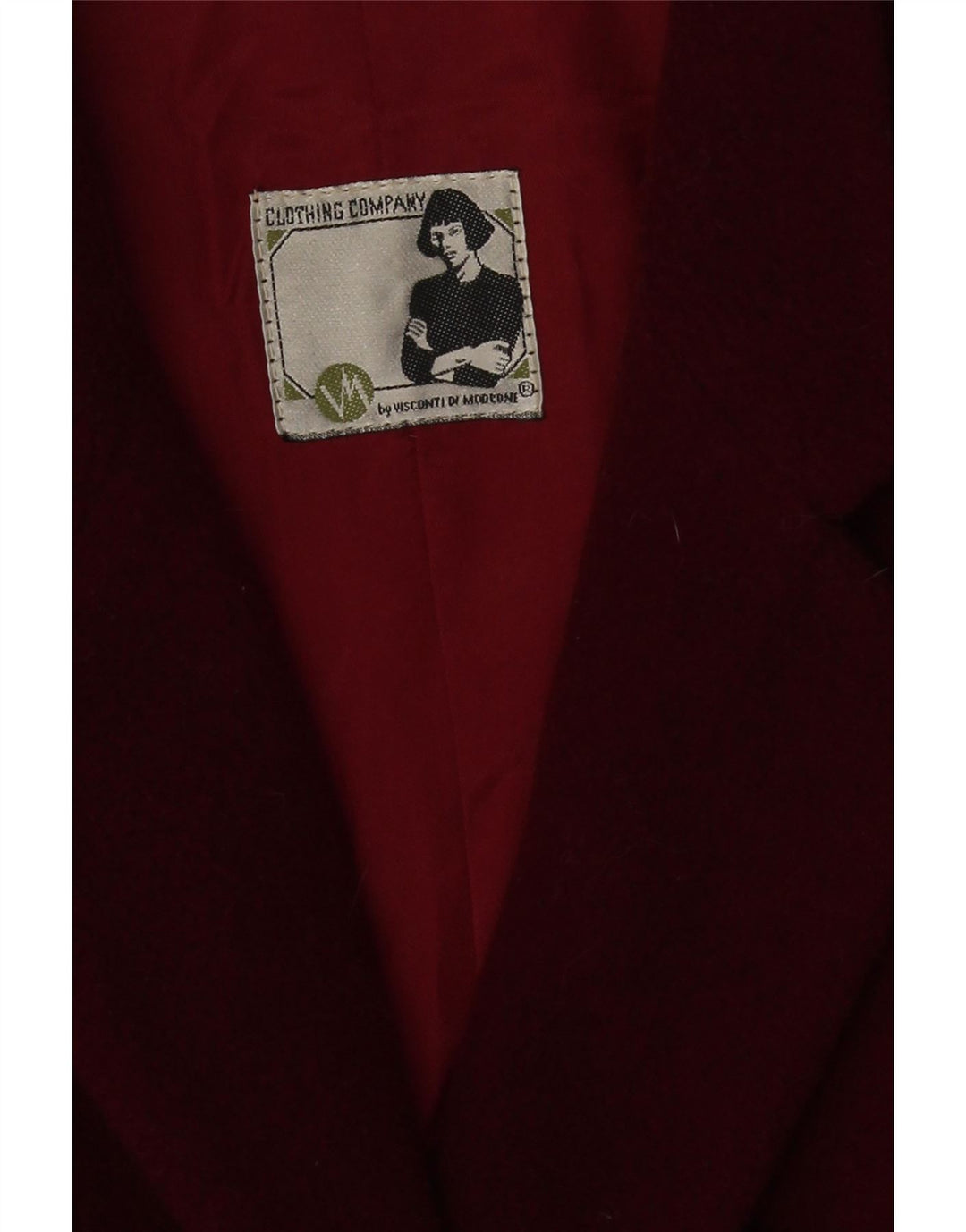 Jachetă Blazer Femei Duca Visconti Di Modrone UK 14 Medium Burgundy