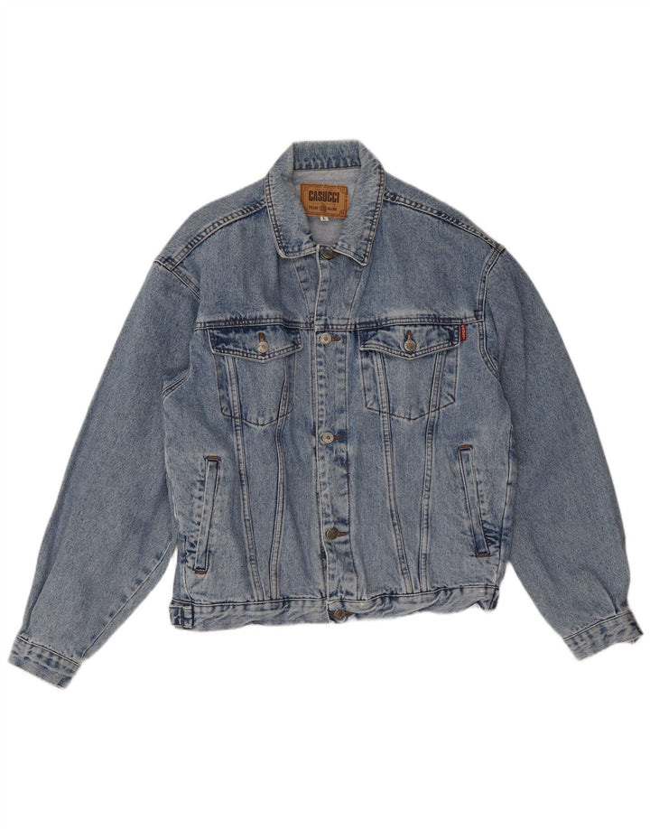 Jachetă de blugi pentru bărbați Casucci UK 40 Large Blue