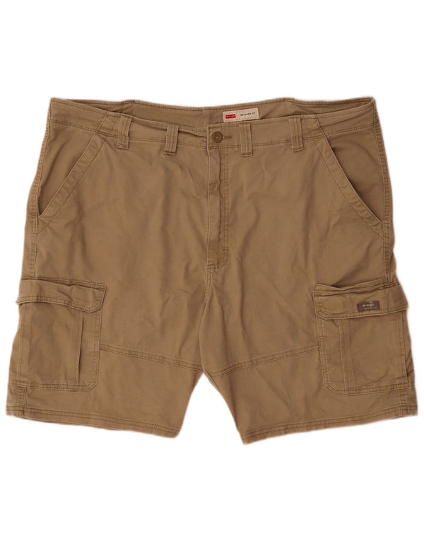 Pantaloni scurti cargo Wrangler pentru bărbați, cu ajustare relaxată, W44 2XL, bumbac bej