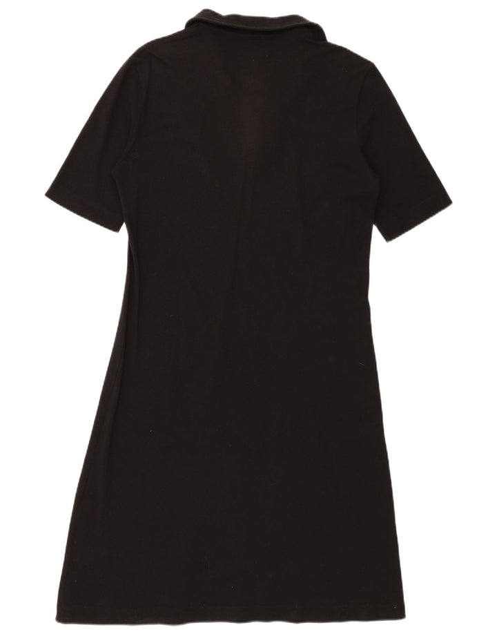 Rochie polo Lacoste pentru femei Mărimea 44 Bumbac negru mare