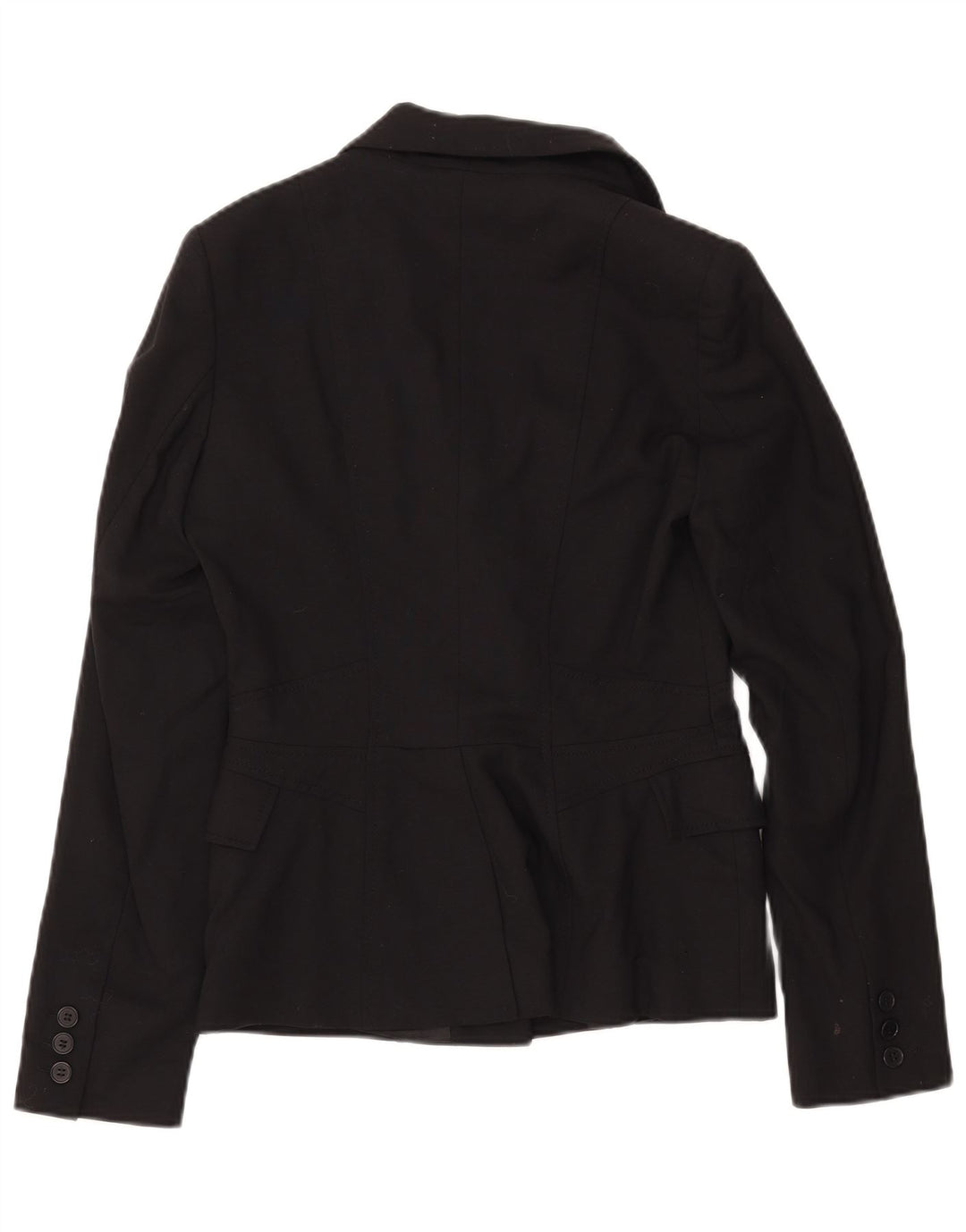 Jachetă REISS pentru femei cu 1 nasture, UK 8, lână neagră mică