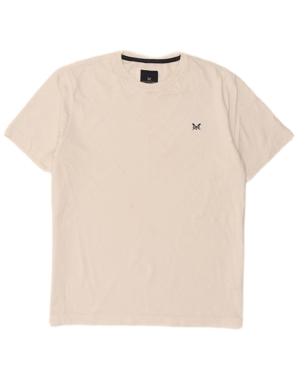 Crew Clothing Tricou pentru bărbați Top mare, alb, bumbac