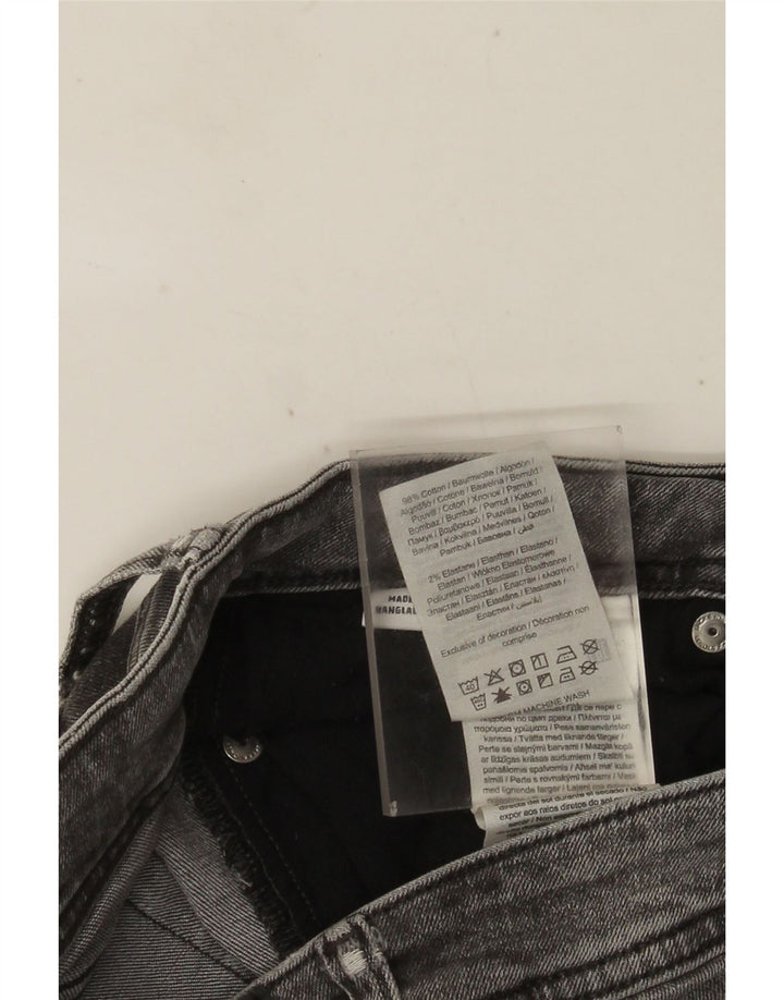 JACK & JONES Blugi slim pentru bărbați învechiți W30 L30 bumbac gri