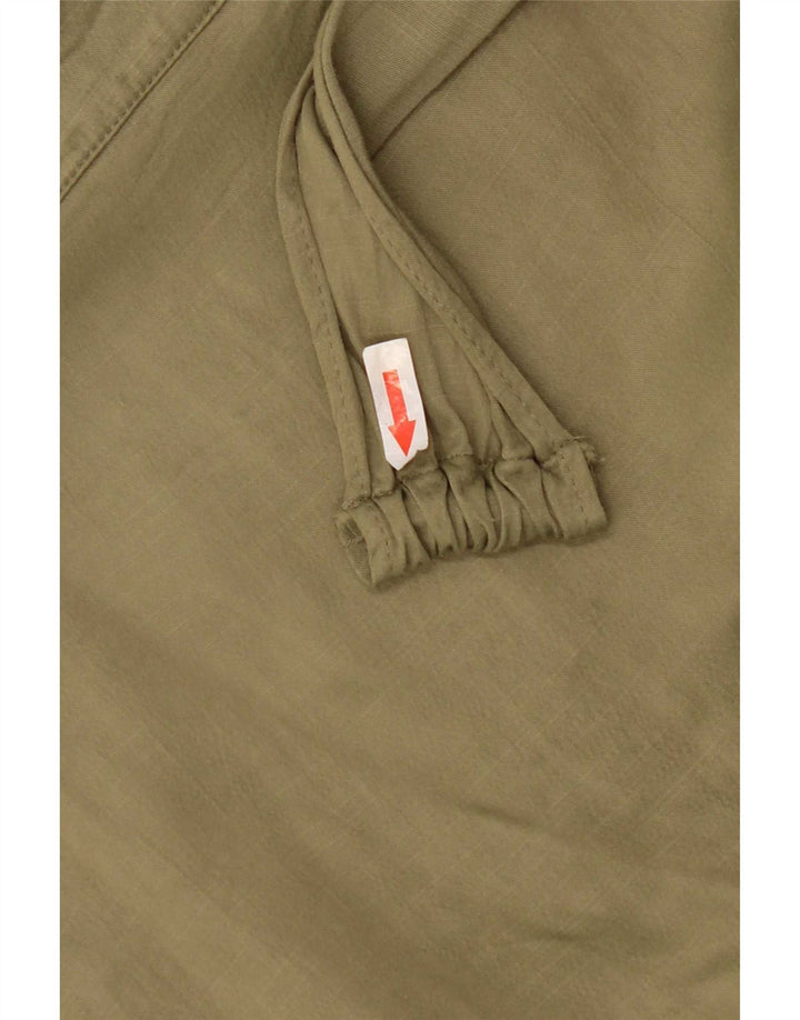 Fusta Mini Wrap Femei Zara Small W26 Khaki Viscose