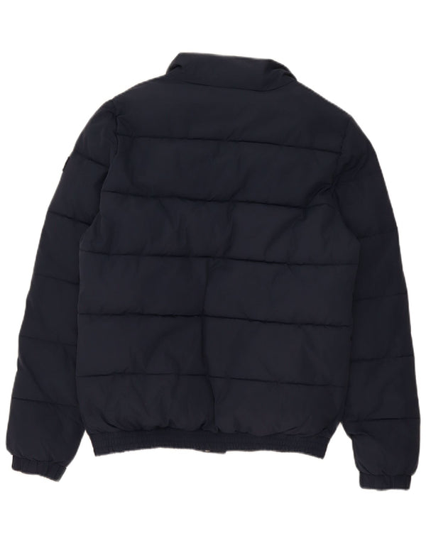 Jachetă căptușită supradimensionată pentru femei Superdry UK 10 Small, bleumarin, poliester