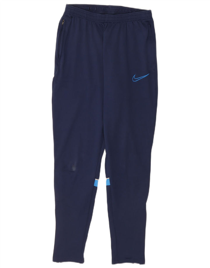 Pantaloni de trening Nike Dri Fit pentru bărbați, medii, albastru, poliester color bloc