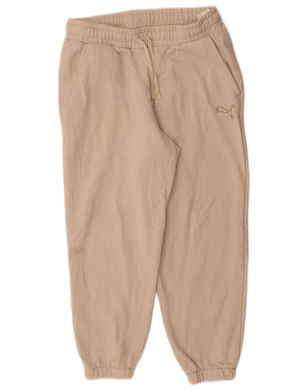 Pantaloni de trening Puma pentru femei Joggeri UK 14 Bej mediu