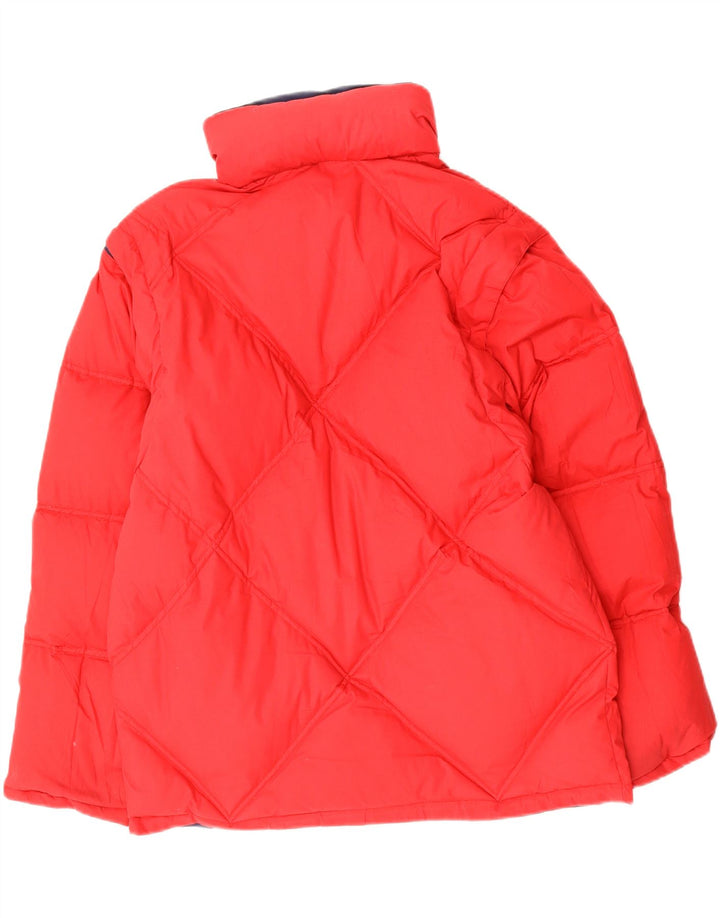 DIADORA Mens Reversible Padded Jacket UK 44 2XL Navy Blue Polyester