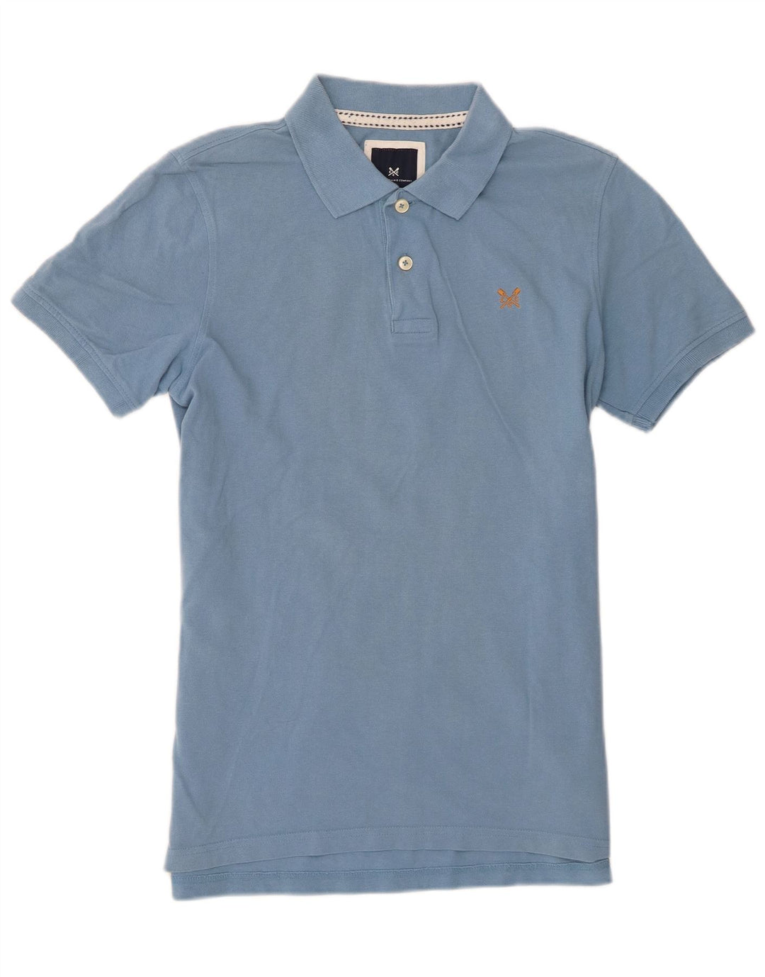 Crew Clothing Tricou polo pentru bărbați Bumbac albastru mediu