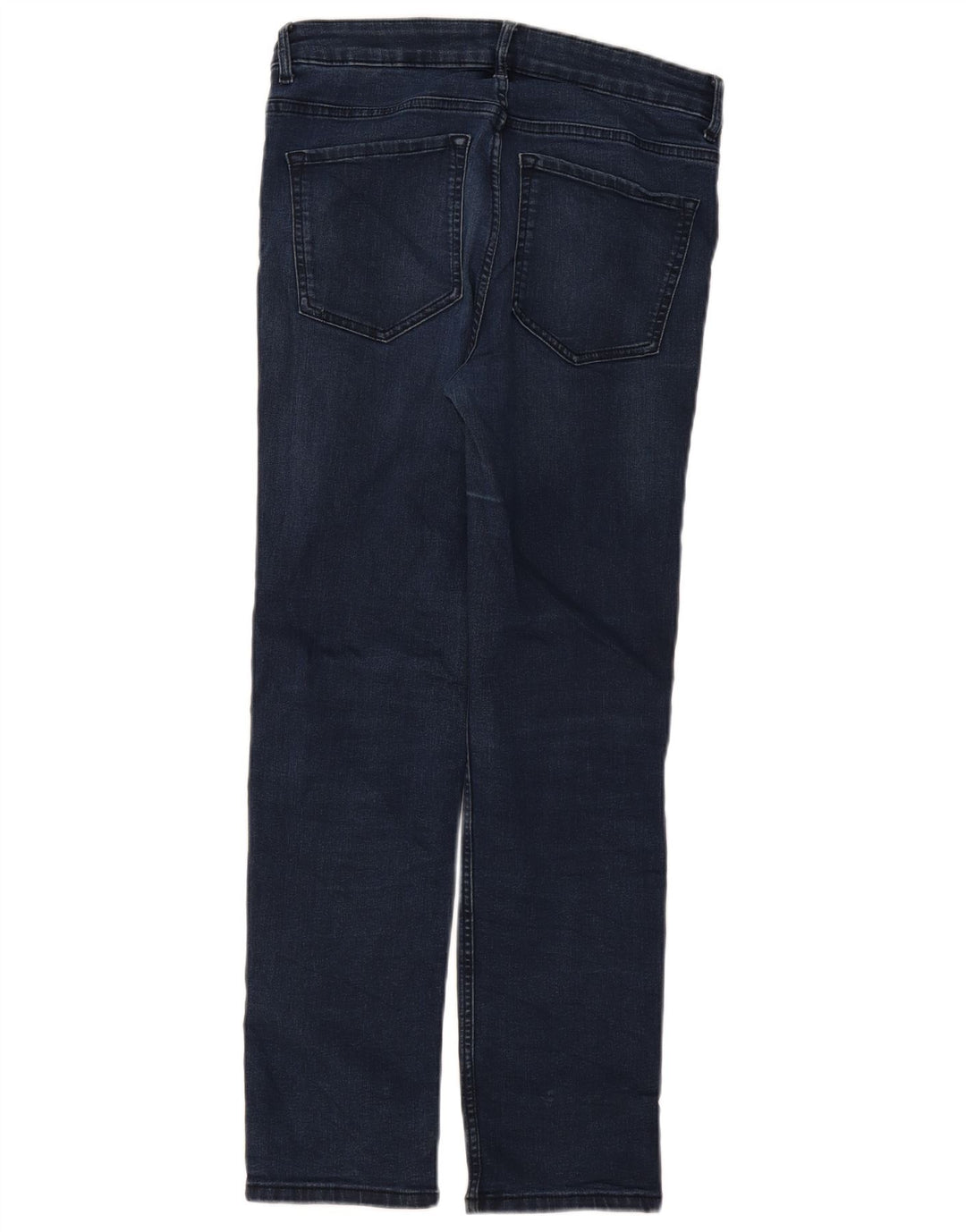 Blugi drepti pentru femei Marks & Spencer UK 12 Medium W30 L28 Bleumarin