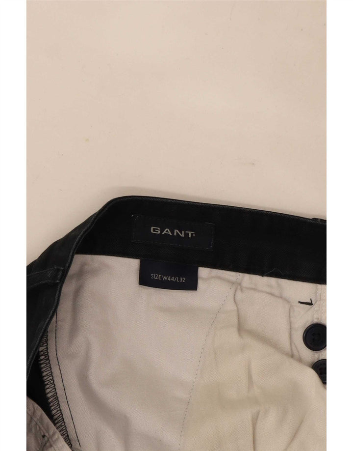 Pantaloni chino drepti pentru bărbați Gant W44 L32 negri