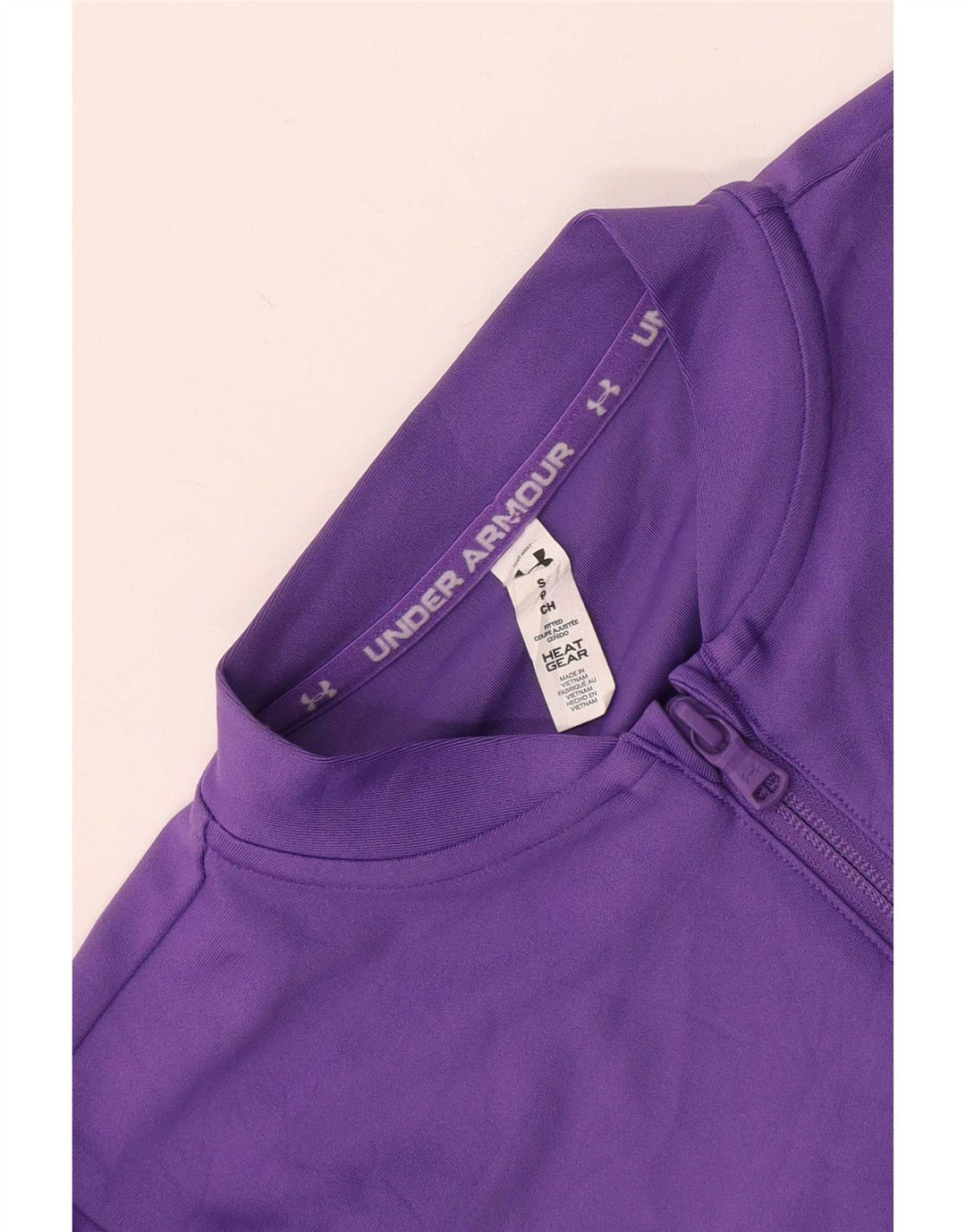 Top de trening Under Armour pentru femei Crop Pullover UK 10 Small Purple