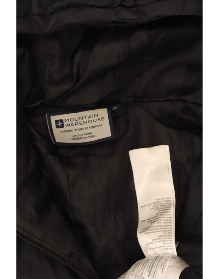 Jachetă căptușită cu glugă pentru bărbați Mountain Warehouse UK 40, mare, negru, nailon