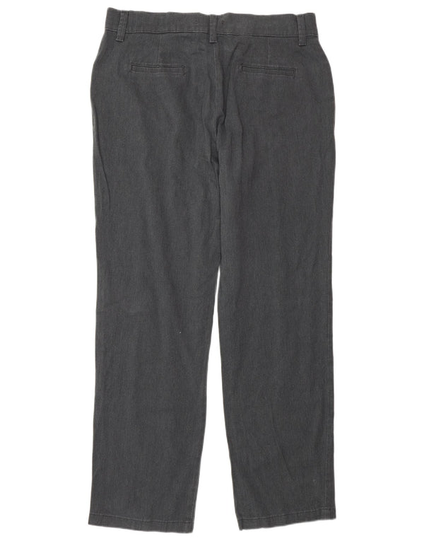 Pantaloni casual drepti Lee, cu croiala relaxată, pentru femei, US 12 Large W32 L30 Gri