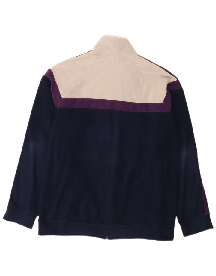 Jachetă fleece pentru bărbați Fila UK 40, mare, bleumarin, color block