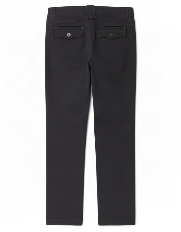Massimo Dutti Pantaloni casual drepti pentru femei EU 42 Large W32 L33 Bleumarin
