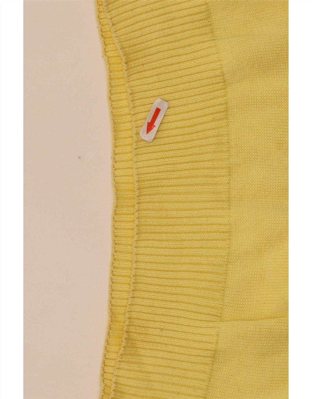 Pulover Vintage pentru bărbați, cu gât, cu nasturi, din bumbac color-block galben mediu