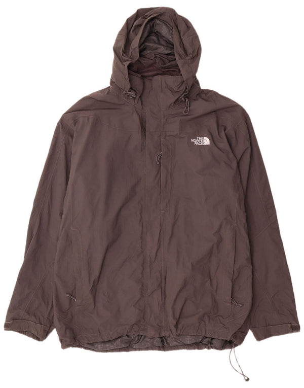 Jachetă de ploaie cu glugă pentru bărbați The North Face UK 42 XL, nailon gri