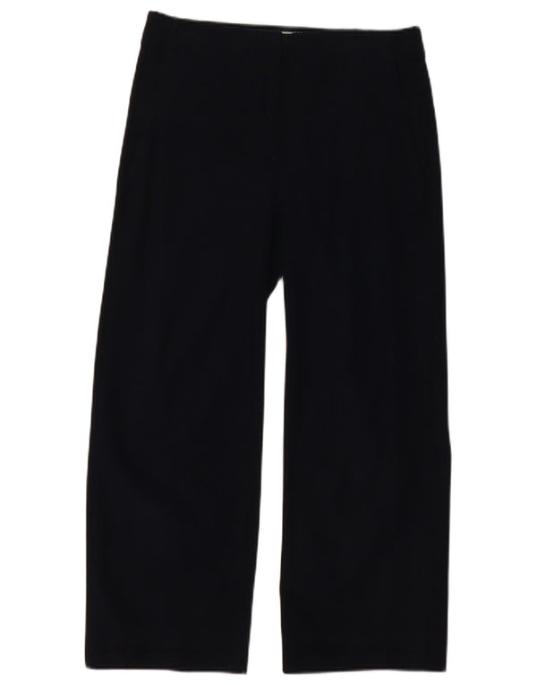 Pantaloni chino crop drepti pentru femei J. Crew US 00 2XS W26 L23 bleumarin