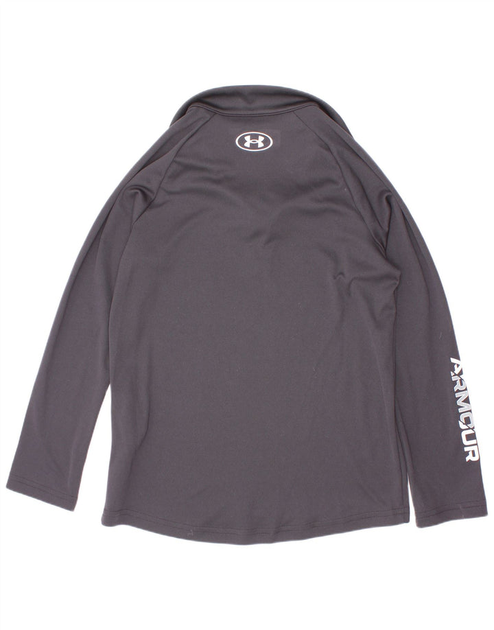 Trening Under Armour Boys Graphic Pulover Top 7-8 Ani Mic Negru