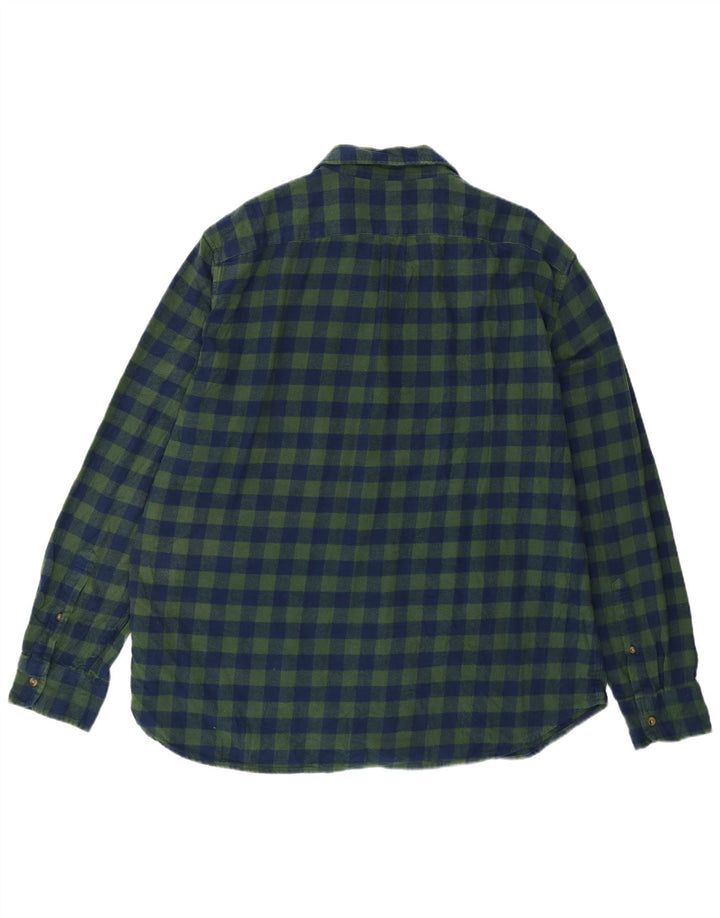 Cămașă de flanel pentru bărbați J. Crew, 2XL, verde, bumbac