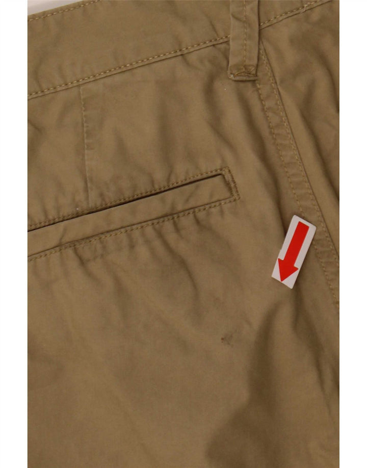 Timberland Mens Chino Shorts Medium W30 Beige Bumbac