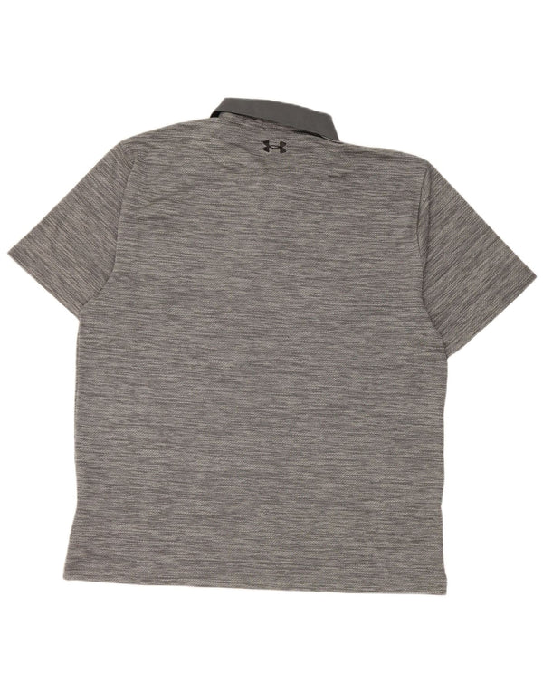 Tricou polo Under Armour pentru bărbați, XL, poliester cu pată gri