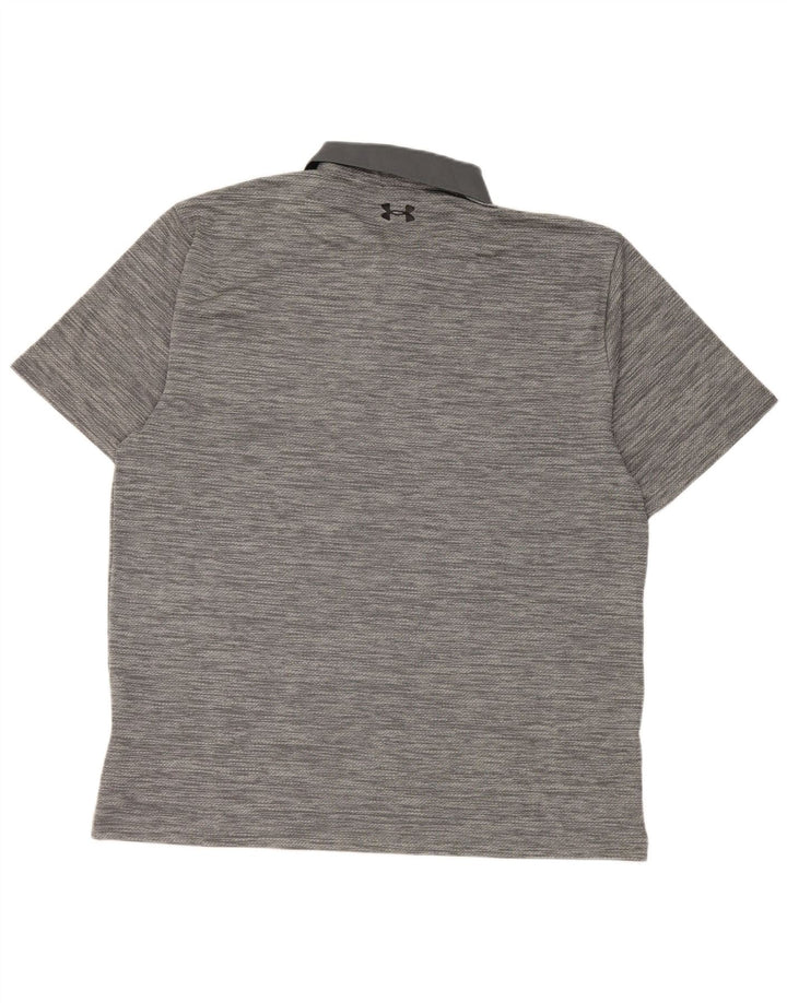 Tricou polo Under Armour pentru bărbați, XL, poliester cu pată gri