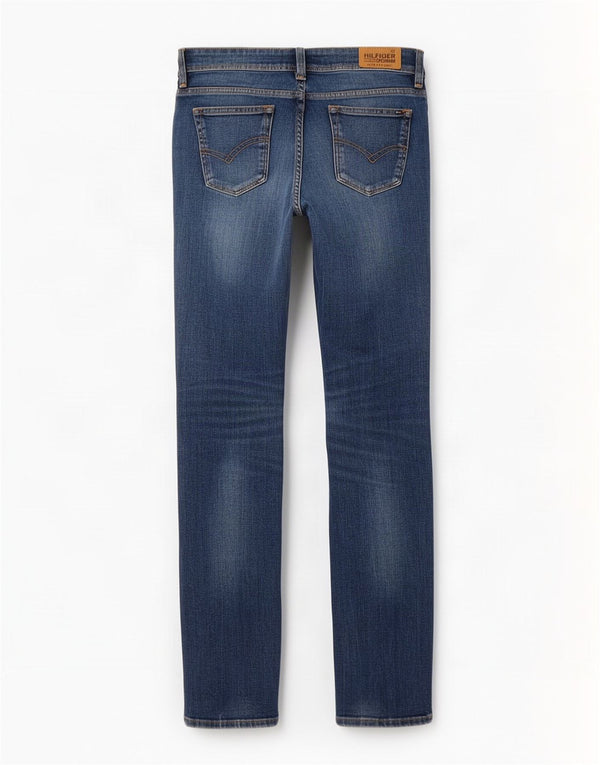 Blugi slim pentru femei Tommy Hilfiger W26 L32 bumbac albastru