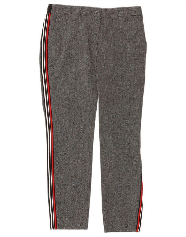 Pantaloni tăiați pentru femei Zara Mediu L28 L25 Poliester gri