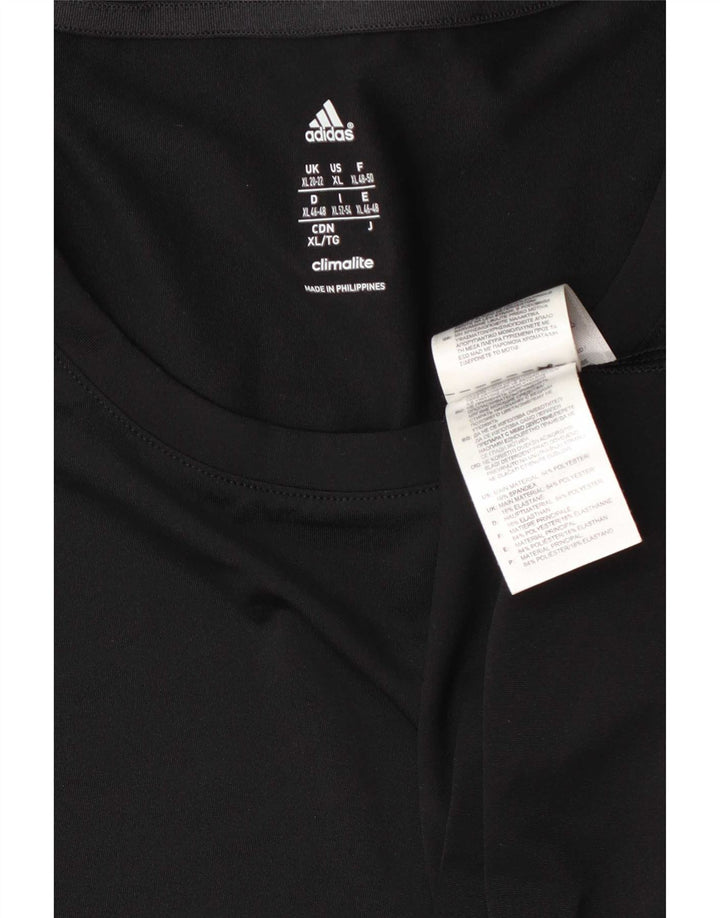 Tricou adidas Climalite Top UK 18 XL Poliester negru