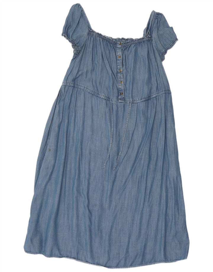 Rochie Maxi pentru femei Marks & Spencer UK 16 Lyocell albastru mare