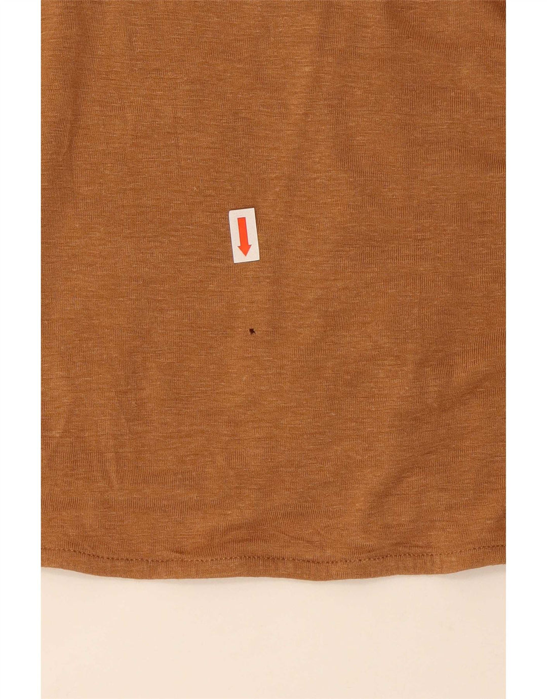Top pentru femei Benetton cu umeri supradimensionați UK 14 Medium Beige Viscose