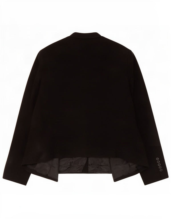 Jachetă Topshop pentru femei Petite Crop Open Blazer UK 8 Small Black