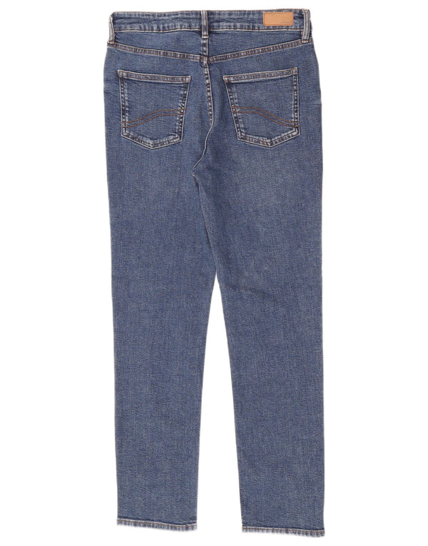 Fat Face pentru femei Sway blugi subțiri cu talie înaltă UK 12 Medium W28 L28 Blue Bumbac