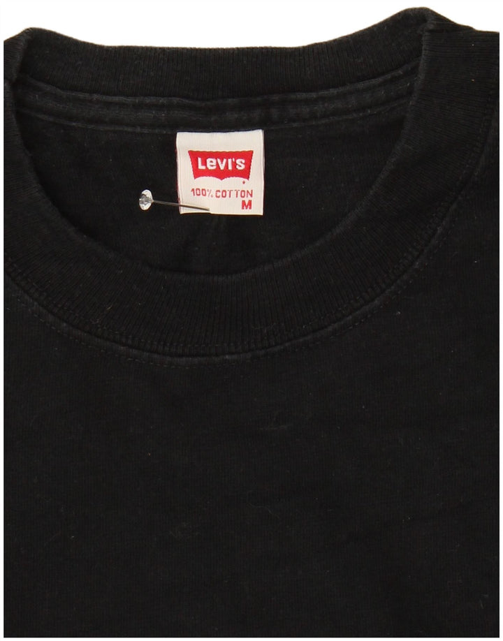 Tricou Bărbați LEVI'S Top Mediu Negru Bumbac
