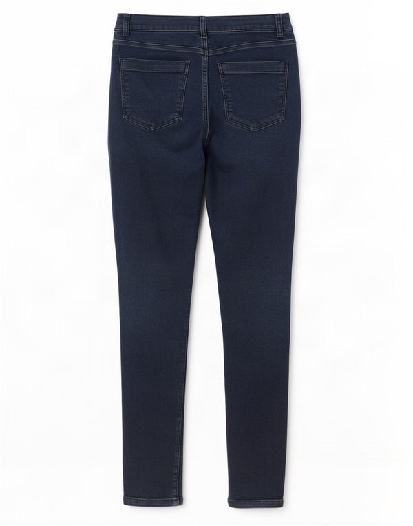 Blugi skinny pentru femei Marks & Spencer UK 14 mare W32 L31 bleumarin bumbac