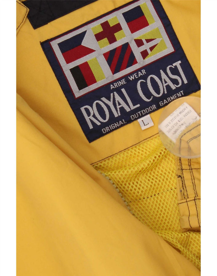 Jachetă de ploaie pentru iahting pentru bărbați Royal Coast UK 40 Poliester galben mare