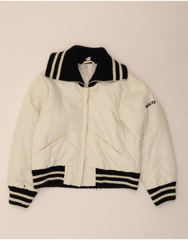 Jachetă căptușită pentru femei ARIZONA UK 14, mare, alb, poliamidă bloc de culoare