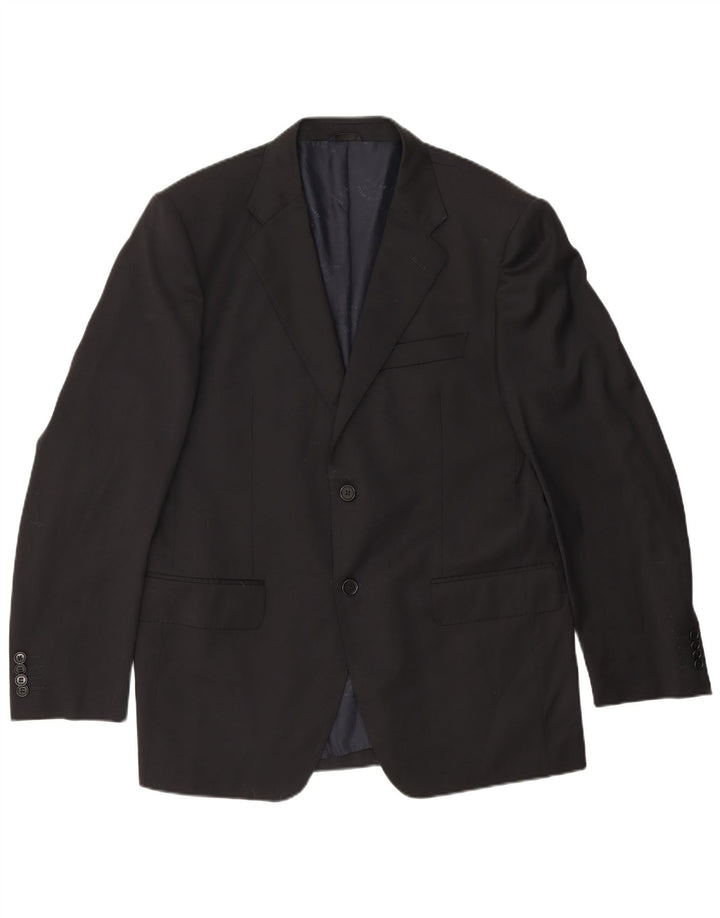 Sacou Paul & Shark pentru bărbați, cu 2 nasturi, IT 52 XL, viscoză neagră