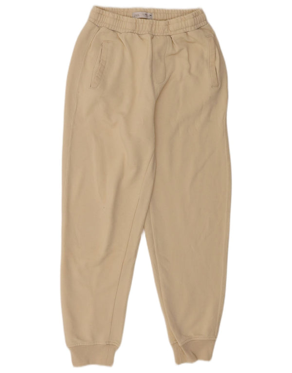 Zara Băieți Pantaloni Loose Fit Trening Pantaloni Joggeri 13-14 Ani Bej Bumbac