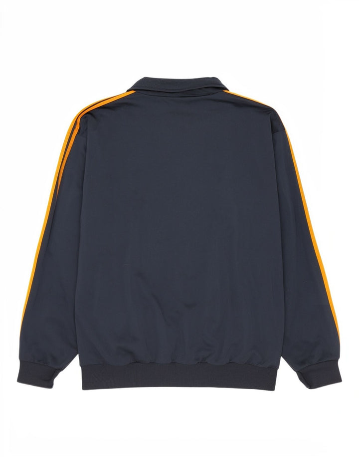 Jachetă de trening pentru bărbați Adidas UK 42/44 Poliester mare, albastru bleumarin