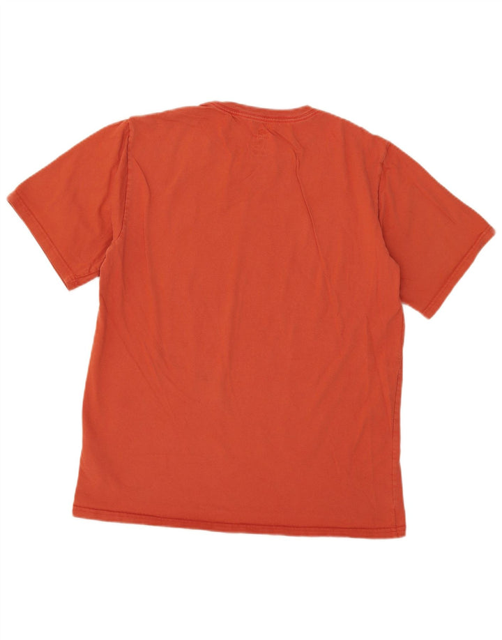 Tricou Converse pentru bărbați Top din bumbac portocaliu mediu
