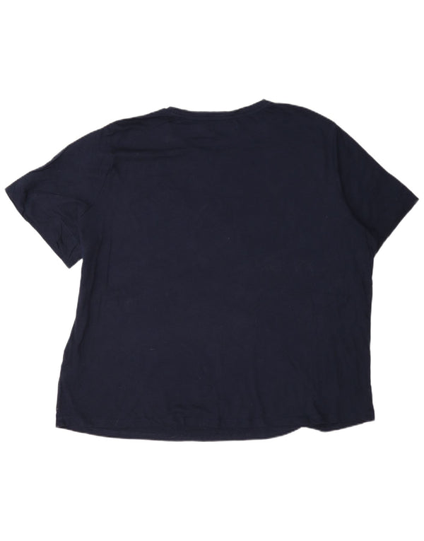 Tricou pentru femei Ralph Lauren UK 20 2XL Bumbac bleumarin