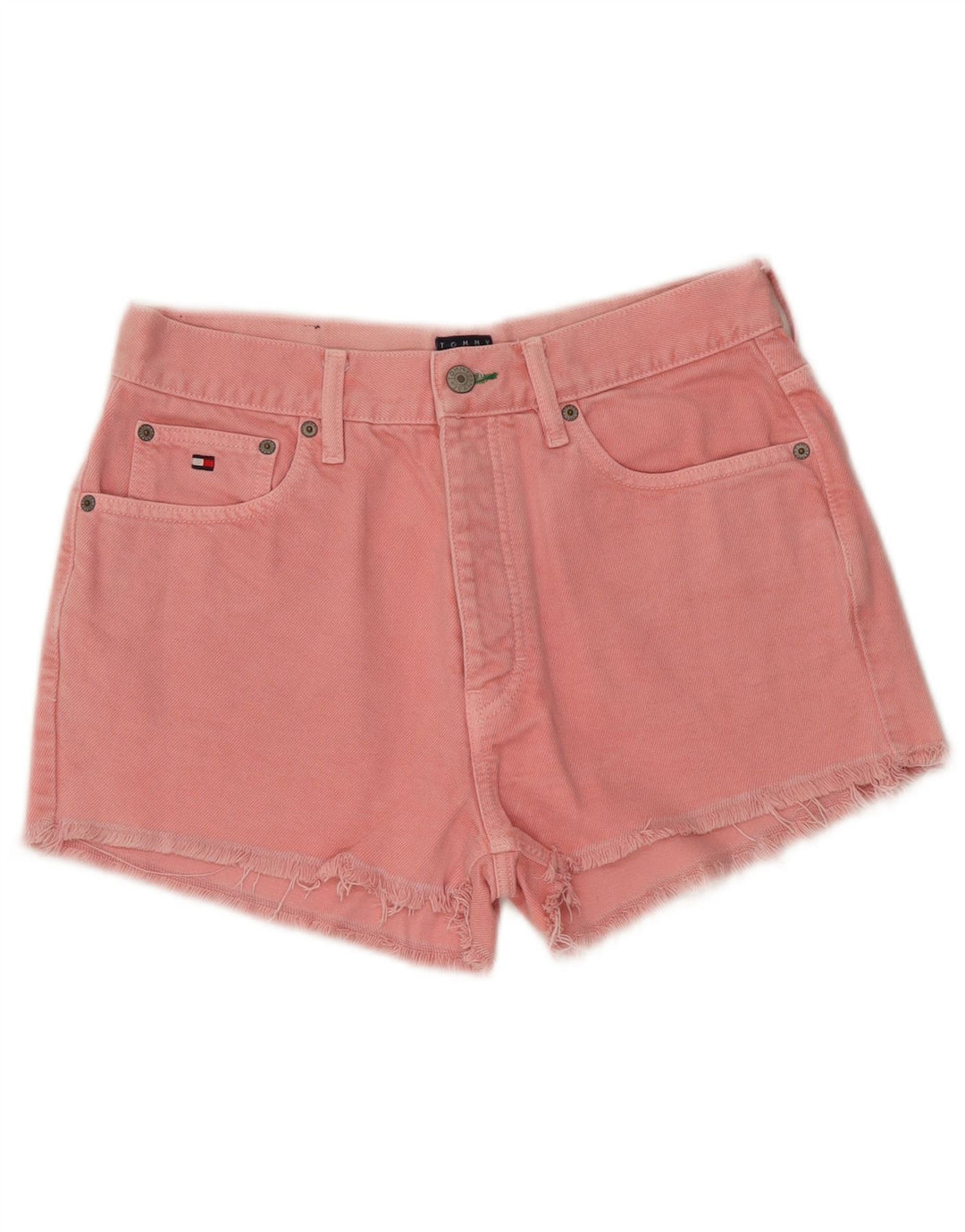 Pantaloni scurți din denim pentru femei Tommy Hilfiger W28 Medium Pink