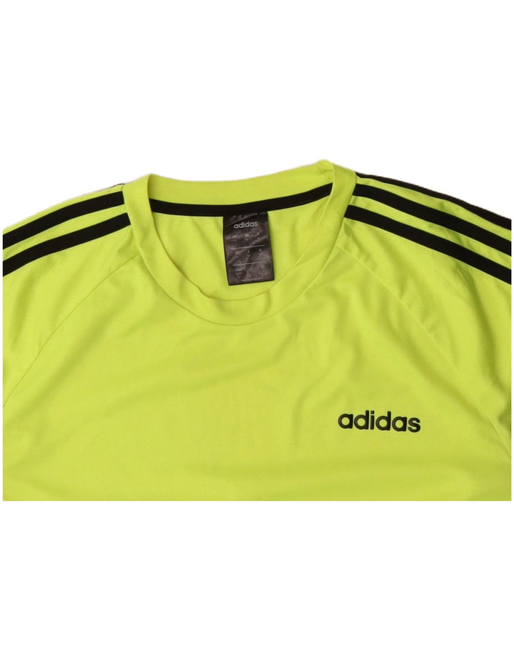 Tricou pentru bărbați ADIDAS Climalite Top Poliester verde mediu